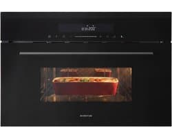 Inventum IMC3834GT - Inbouw combi-oven - Hetelucht - Magnetron - Grill - 34 liter - 38 cm hoog - Tot 220 graden - Zwart