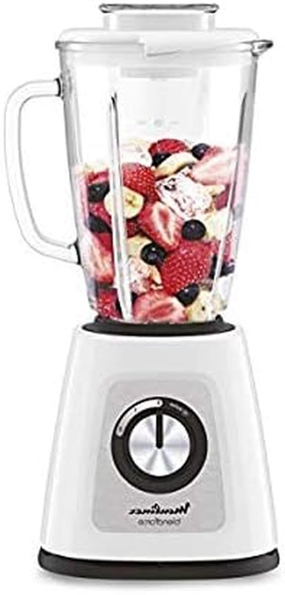 Blender met kan - Keukenmixer - Smoothies maken - Automatisch vergrendelingssysteem - 175L kan - Wit — afbeelding 1