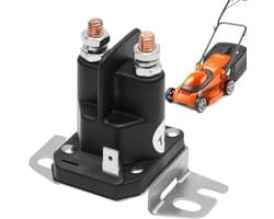 Grasmaaier Relais - Start Solenoïde - Motor Starten - Stevig ABS Materiaal - 6x6x8cm - Zwart