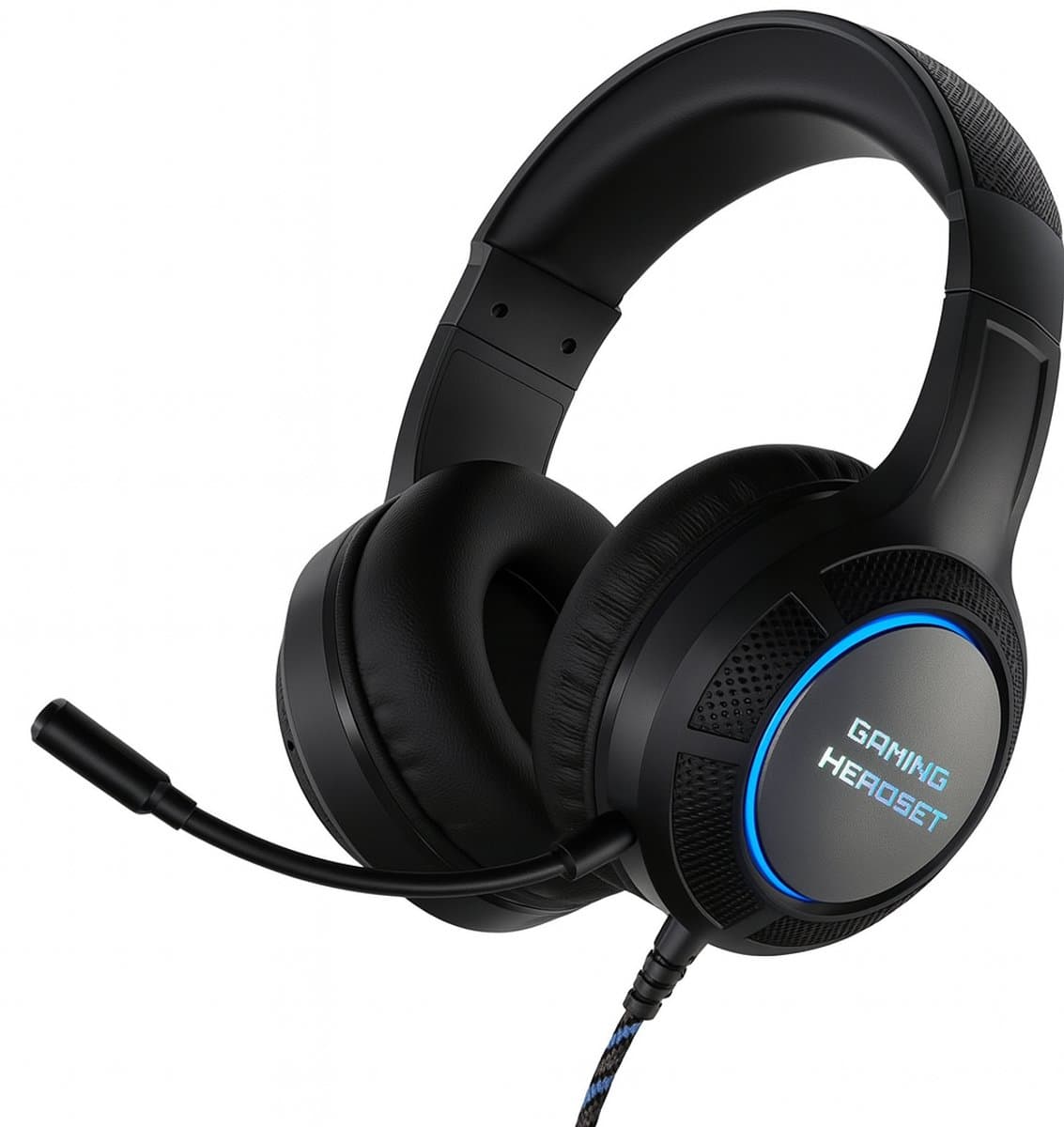 Gaming Headset – 360° Stereo Surround – RGB – Noise Canceling – Geschikt voor Playstation 4 / 5, PS4, PS5, Xbox One, Xbox Series & PC – Over-Ear – Bedraad — afbeelding 1