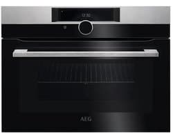 AEG KMK968000M Inbouw Combi Magnetron | 43L | 24 functies | 3000W | WiFi connectiviteit | 45 cm nis | RVS | Energielabel A