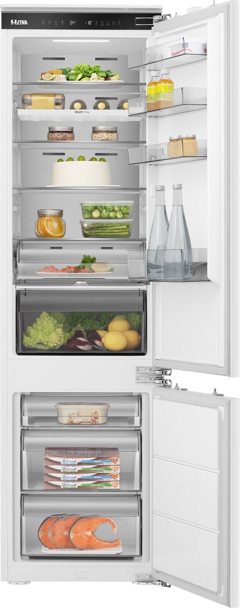 ETNA KCD8194ENF - Inbouw Koel-vriescombinatie - NoFrost - Nishoogte 194 cm Koel-vriescombinatie Wit — afbeelding 1