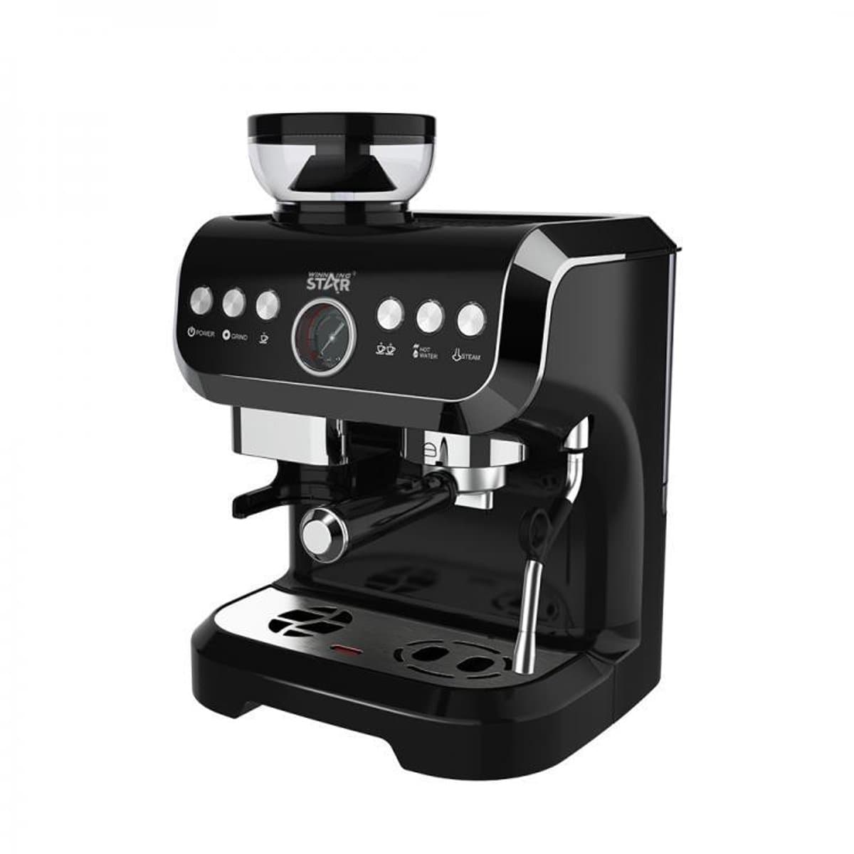 Winning Star St-9707 Grind & Infuse Espressomachine - 15 Bar - Met Bonenmaler — afbeelding 1