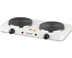 Cheffinger Cf-Ehd1000: 1000W Elektrische Kookplaat - Dubbel