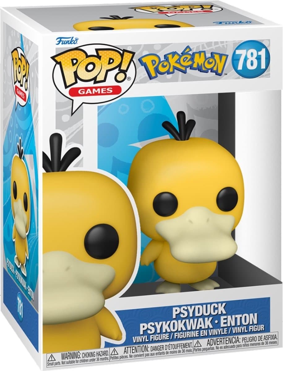 Pop Games: Pokémon - Psyduck Funko Pop #781 — afbeelding 1