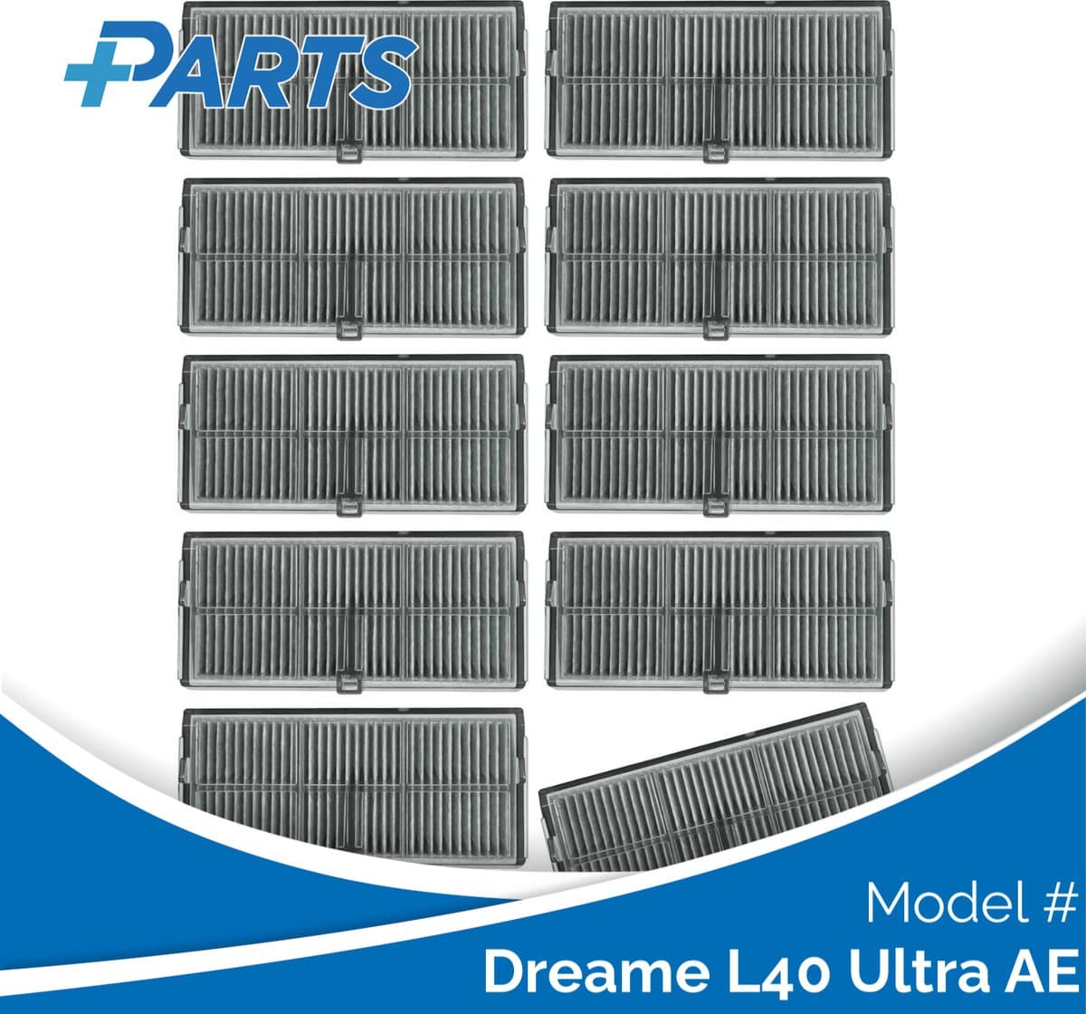 Dreame L40 Ultra AE Filters (10 Stuks, Plus.Parts® alternatief voor RHF14) — afbeelding 1