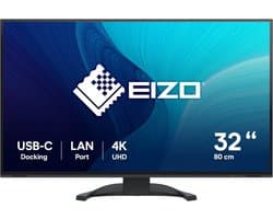 EIZO FlexScan EV3240X-BK LED display 80 cm (31.5") 3840 x 2160 Pixels 4K Ultra HD Zwart