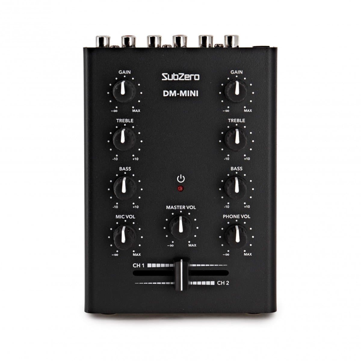 SubZero 2-Kanaals Mini DJ-mixer — afbeelding 1