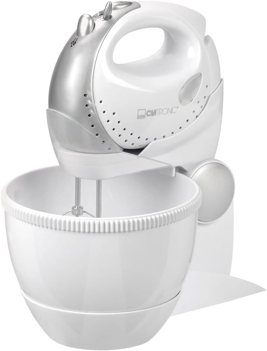 Kneed- en Handmixer - Keukenmachine - Bakken en Desserts - 2-in-1 Functionaliteit - 33 x 26 x 214 cm - Wit — afbeelding 1