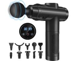 SCH® Massage Gun Professioneel - Massage Gun - Zwart - 28cm x 24cm x 7cm