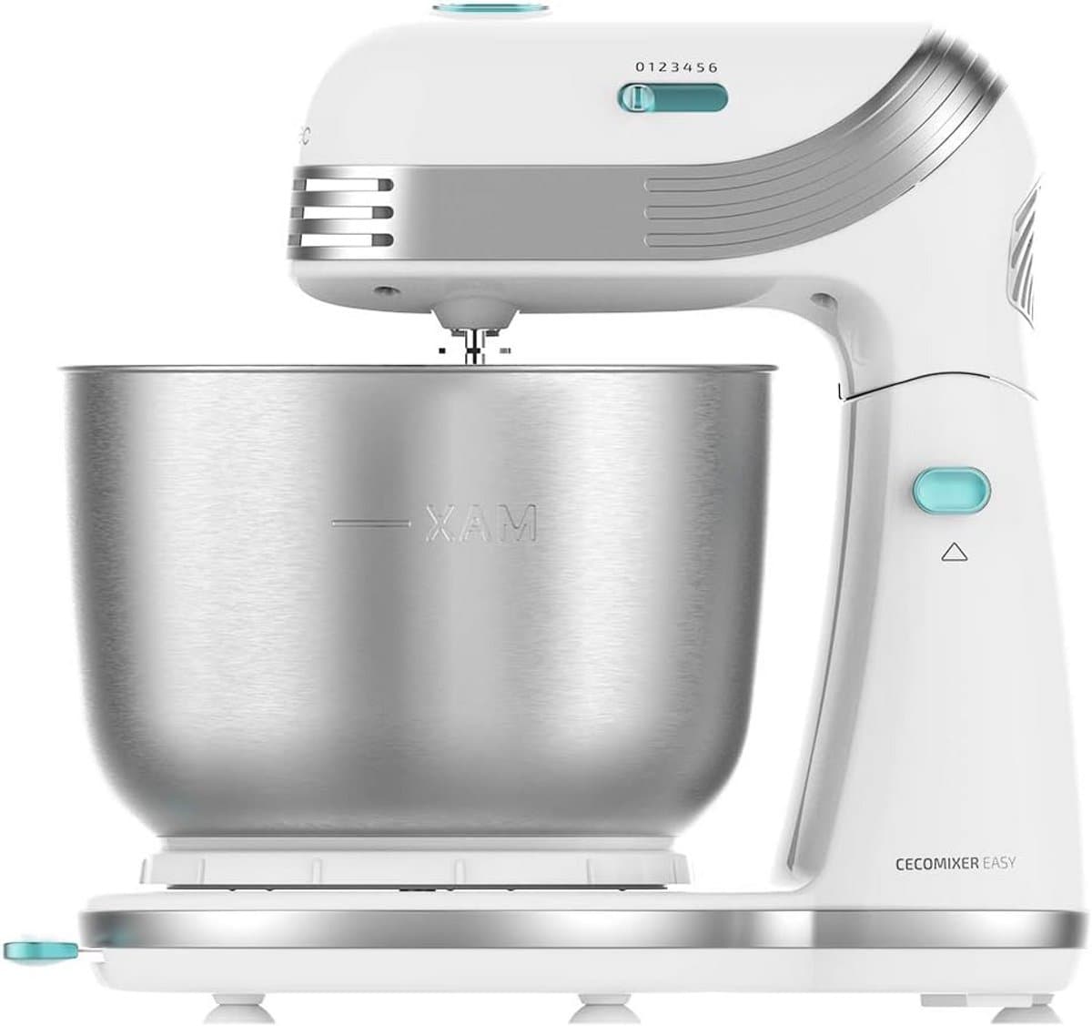 Keukenmachine - Mixer Deegmaker - Bakken En Koken - Planetaire Beweging - 3 Liter Kom - Wit — afbeelding 1