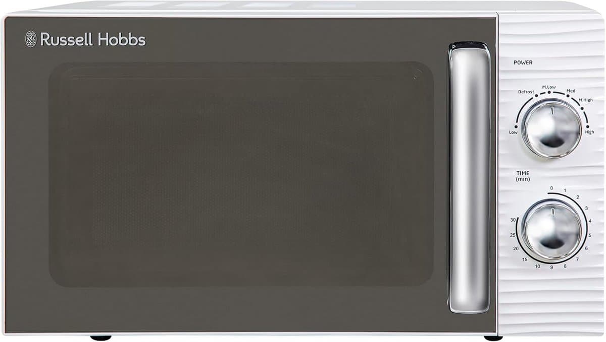 Magnetron 17L - Oven Keukenapparaat - Snel Eten Opwarmen - Compact Design - 700 Watt - Wit — afbeelding 1
