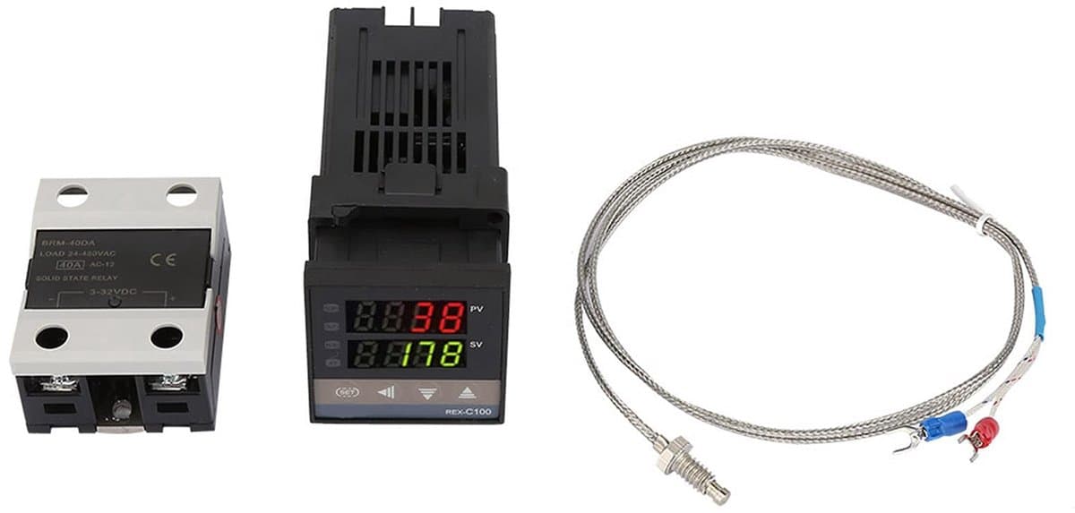 OmGoods - Dailygoody - PID-temperatuurregelaar - Digitale thermostaat - Nauwkeurig meten - 0~1300 graden - K-Thermoelement - Geschikt voor diverse toepassingen ... — afbeelding 1