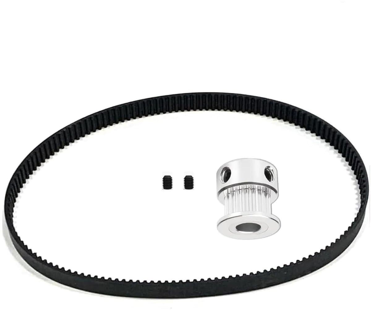 Keukenmachine Riem - Transmissieriem Tandwiel - Vervangen Versleten Onderdeel - Slijtvast Hittebestendig - 500 g - Zwart — afbeelding 1