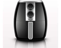 Airfryer Oven - Heteluchtoven - Gezond Koken - 360 Graden Circulatie - 3.3 Qt - Zwart