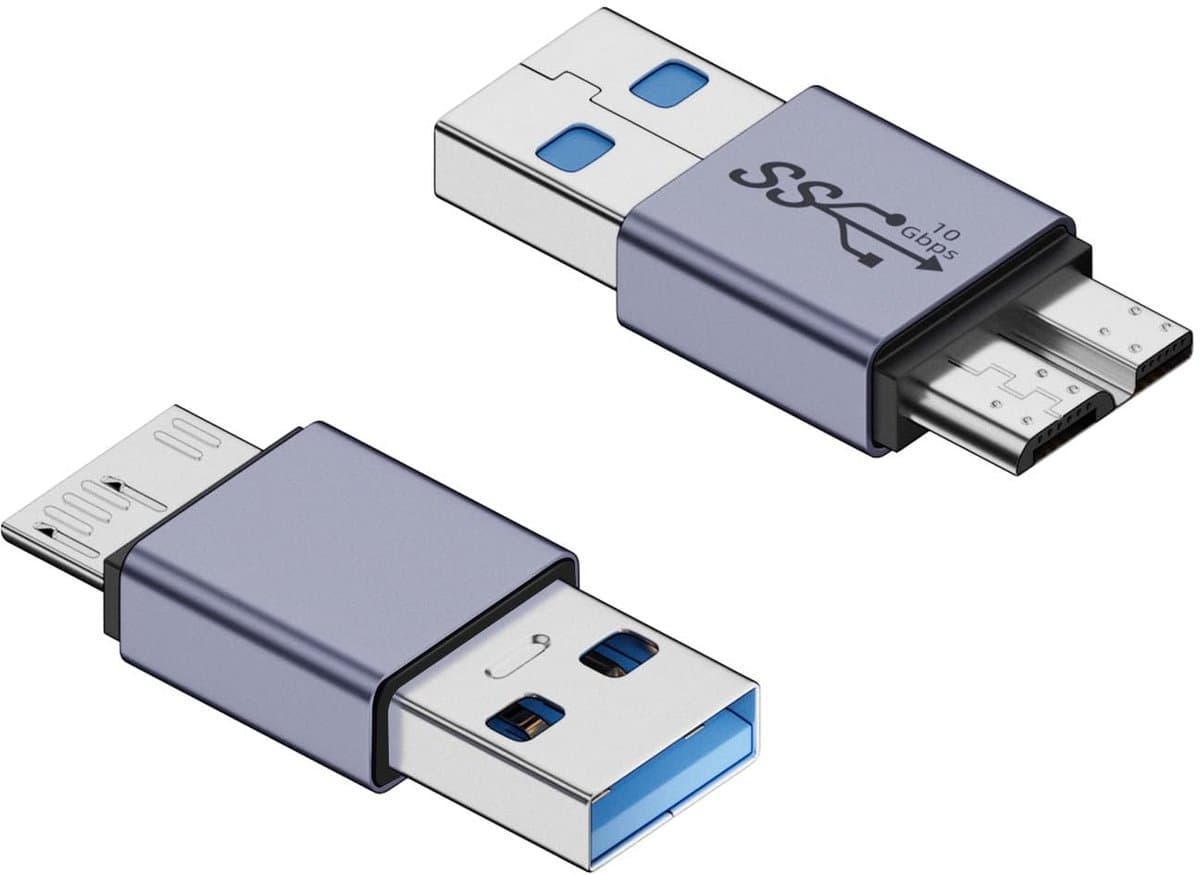 Dailygoods - USB 3.1 naar Micro B Adapter voor Externe Harde Schijf — afbeelding 1