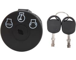 Dailygoods- Startsleutel Vervangend - 3 Posities - 2 Sleutels - Compatibel met 925-04228/725-04228 - Duurzaam - ABS L/Koper Materiaal - Ontstekingsschakelaar