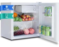 Mini Koelkast - Kleine Koelkast - Dranken Koelen - Stille Werking 39dB - 48L - Wit