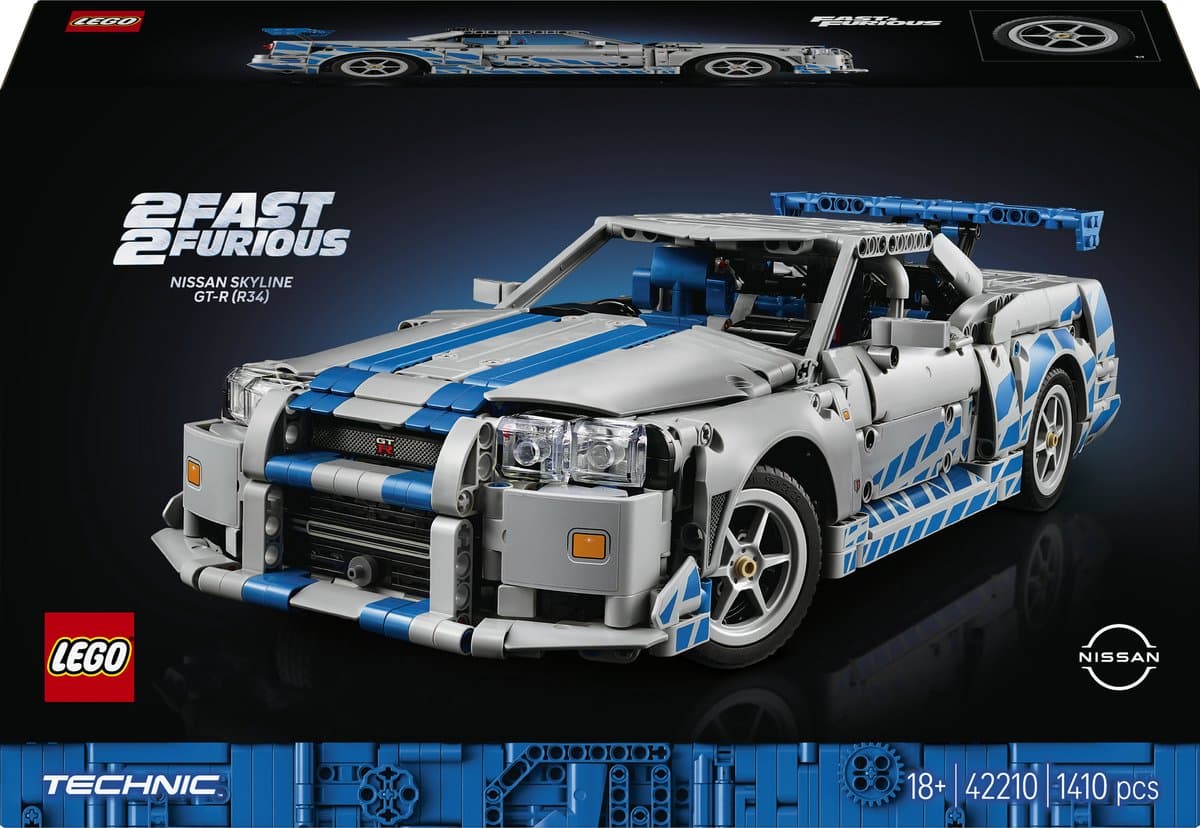 Lego Technic 42210 Nissan Skyline Gt-r (r34) Bouwstenen — afbeelding 1