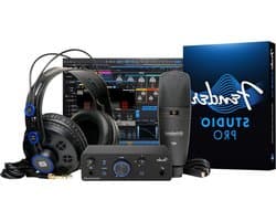 Opname Studio Set - Muziek Maken - Muziek Opnemen - USB-C Interface - 2-in 2-out - Zwart
