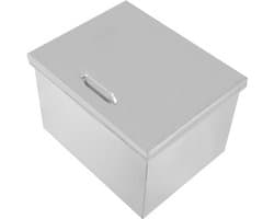 Inbouw IJsbak Roestvrij Staal - 20x16x13 Inch - 12.65 Kg Gewicht - PU Isolatie - Voor Buitenkeuken En Bar