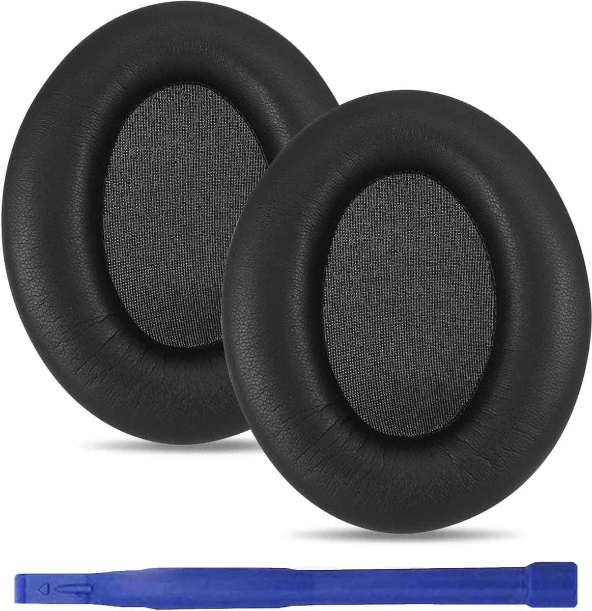 Replacement Ear Pads Compatible with Sony WH-1000XM3 Headphones, Soft Protien Leather (Black) - ShopVlot — afbeelding 1