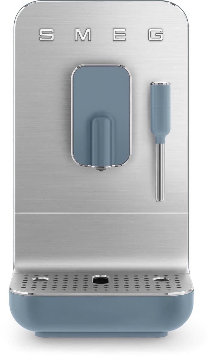 SMEG BCC12SBMEU - Espressomachine - Mat Storm Blue - Volautomatisch met stoompijp — afbeelding 1