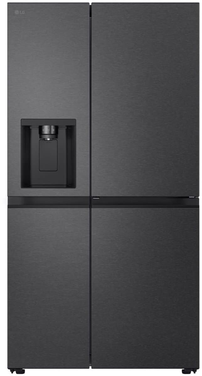 LG GSJC41EPPE, Vrijstaand, Amerikaanse deur, Zwart, Metallic, 2 deur(en), LED, Binnenin — afbeelding 1