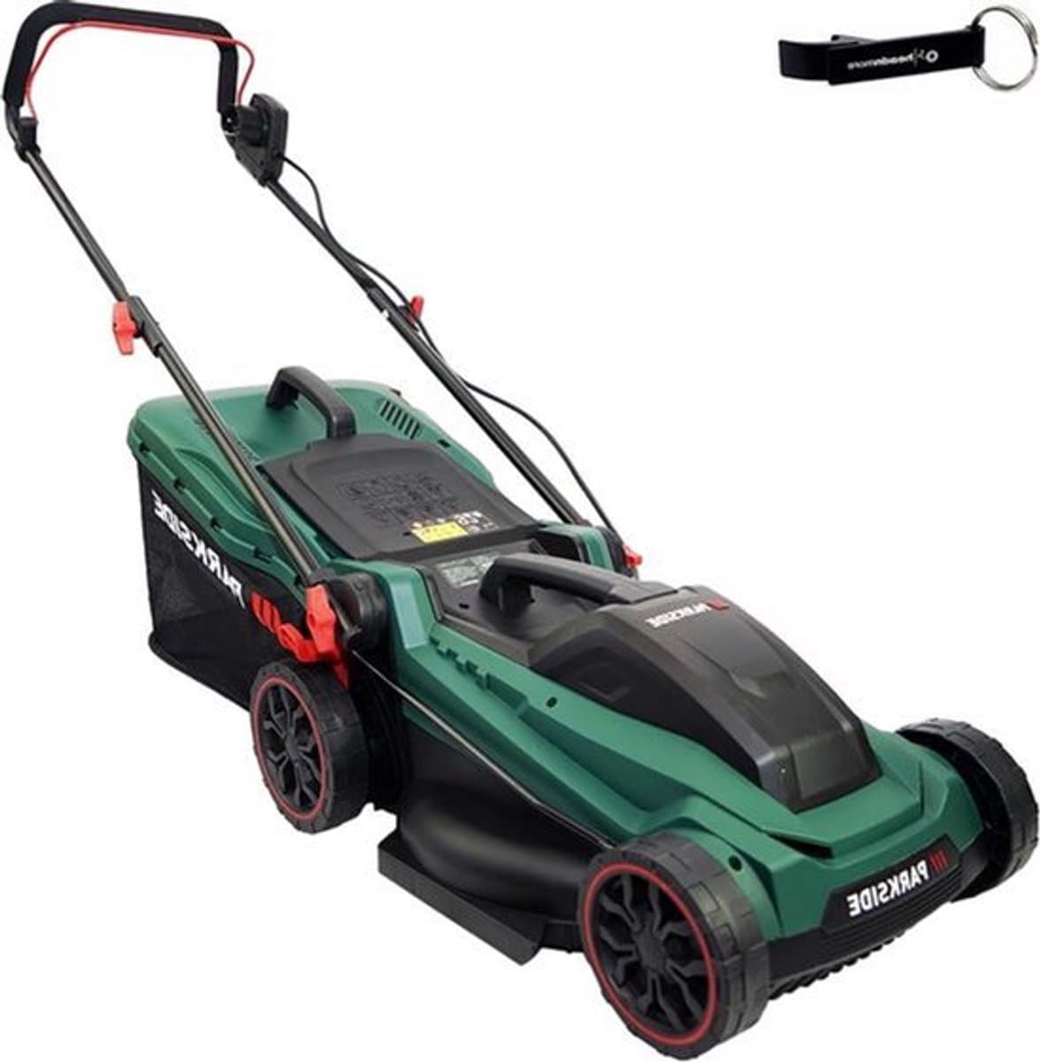 Elektrische Grasmaaier – Elektrisch Maaidorser – Gazonmaaier – Grasmaaier – Tuinmaaier – 1500 W Motor – 40 Liter Opvangzak Met Indicator — afbeelding 1