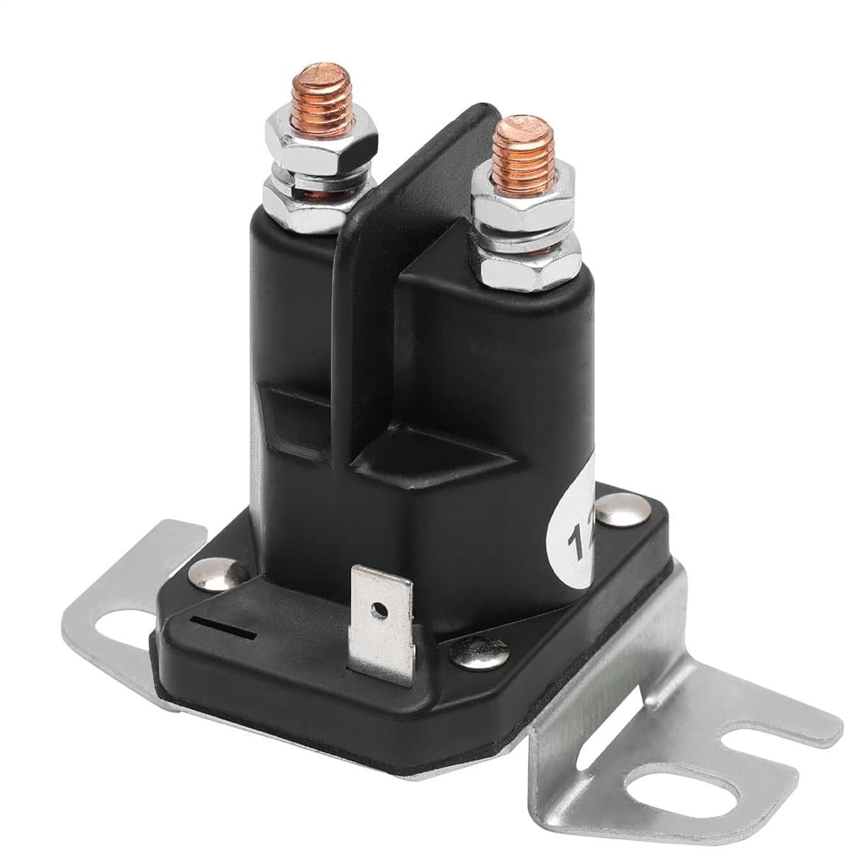 Grasmaaier Solenoïde - Starter Relais - Motor Starten - Brede Toepasbaarheid - 12V - Zwart — afbeelding 1