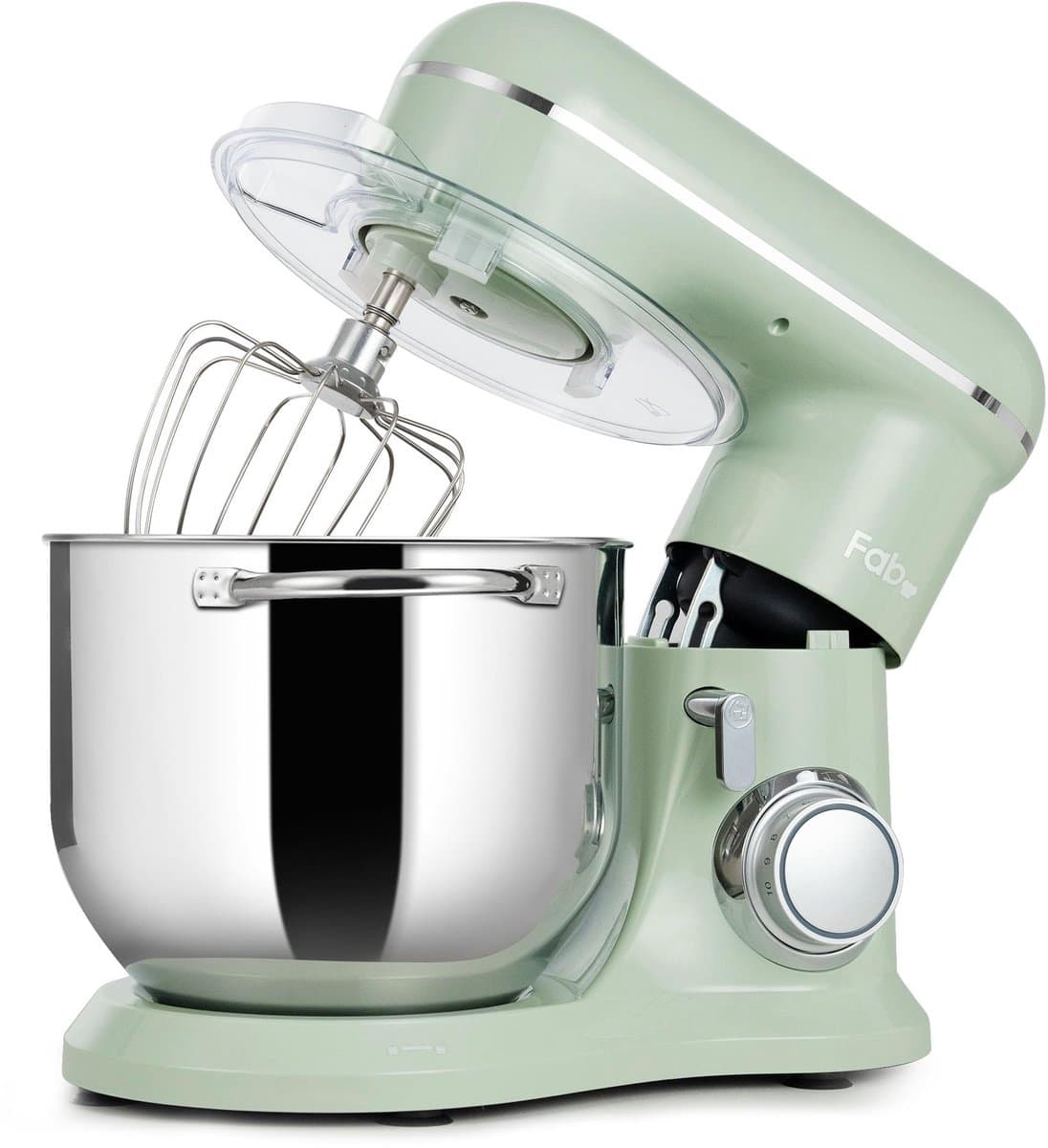 SnelShoppen - Kitchen in the box Keukenmachine 8L Kneedmachine 2000W 10 Snelheden met Roerhaak, Kneedhaak en Garde - Zwart - Perfect voor Deeg, Taarte — afbeelding 1