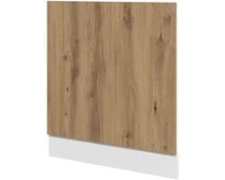 Vaatwasserpaneel - Afwasmachinefront Keukenpaneel - Keuken Integratie - Robuust Houtmateriaal - 60 x 1.5 x 67 cm - Artisan-eiken