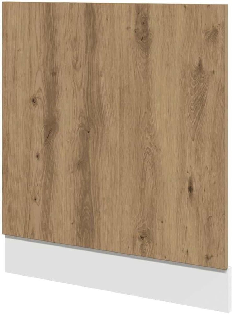 Vaatwasserpaneel - Afwasmachinefront Keukenpaneel - Keuken Integratie - Robuust Houtmateriaal - 60 x 1.5 x 67 cm - Artisan-eiken — afbeelding 1