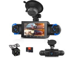 Dashcam Auto - Rijcamera Recorder - Veilige Ritten - 1080p HD Opname - 3 Inch Scherm - Zwart