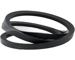 Aandrijfriem Grasmaaier - Transmissieriem Rubber - Gazon Onderhoud - Robuuste Rubber Constructie - 25 x 10 x 2 cm - Zwart