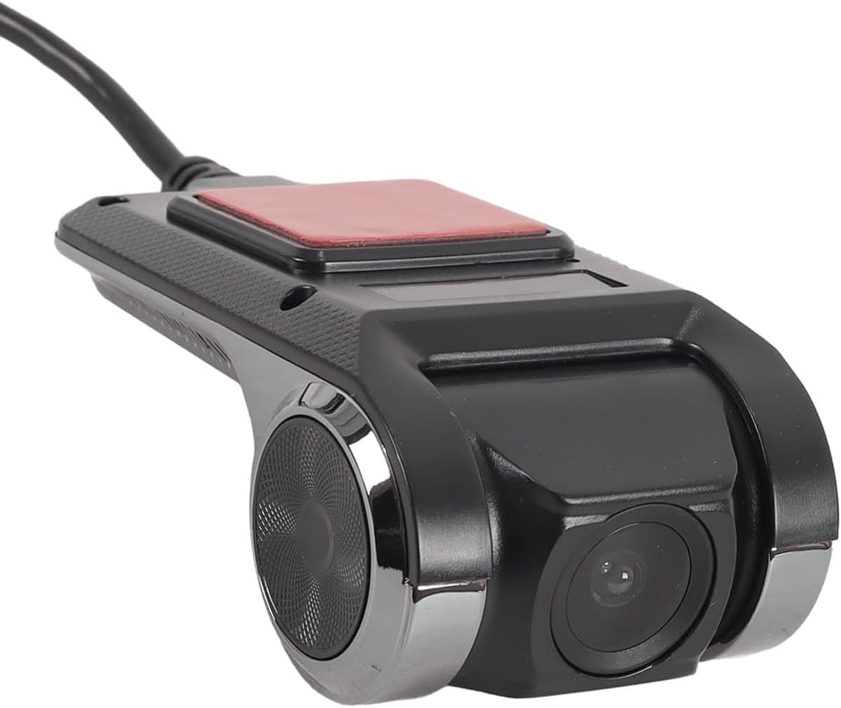 Thijox - 140° Groothoek Mini-Autocamera - 1080p USB Dashcam-DVR Recorder - Nachtzicht Frontcamera voor Auto - Beveiliging en Bewijs bij Ongevallen — afbeelding 1