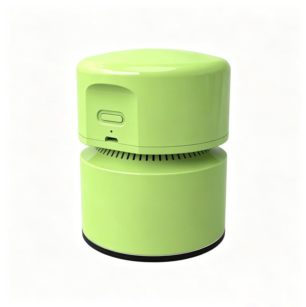 Mini tafelstofzuiger USB oplaadbaar, 360° draaibaar, 120 minuten gebruiksduur met automatische uitschakeling, compacte bureaustofzuiger voor school kantoor thuis, Groen — afbeelding 1
