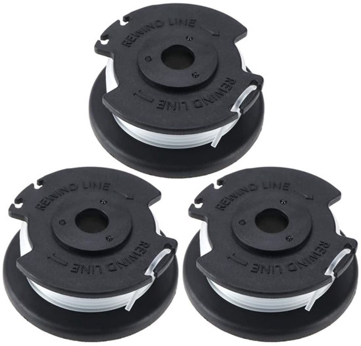 Spool Line Vervangend - 3x Grasmaaier Spoel - 4,9 m Lengte - 1,6 mm Diameter - Duurzaam Nylon/ABS - Eenvoudig te Installeren - Grasmaaierlijn — afbeelding 1