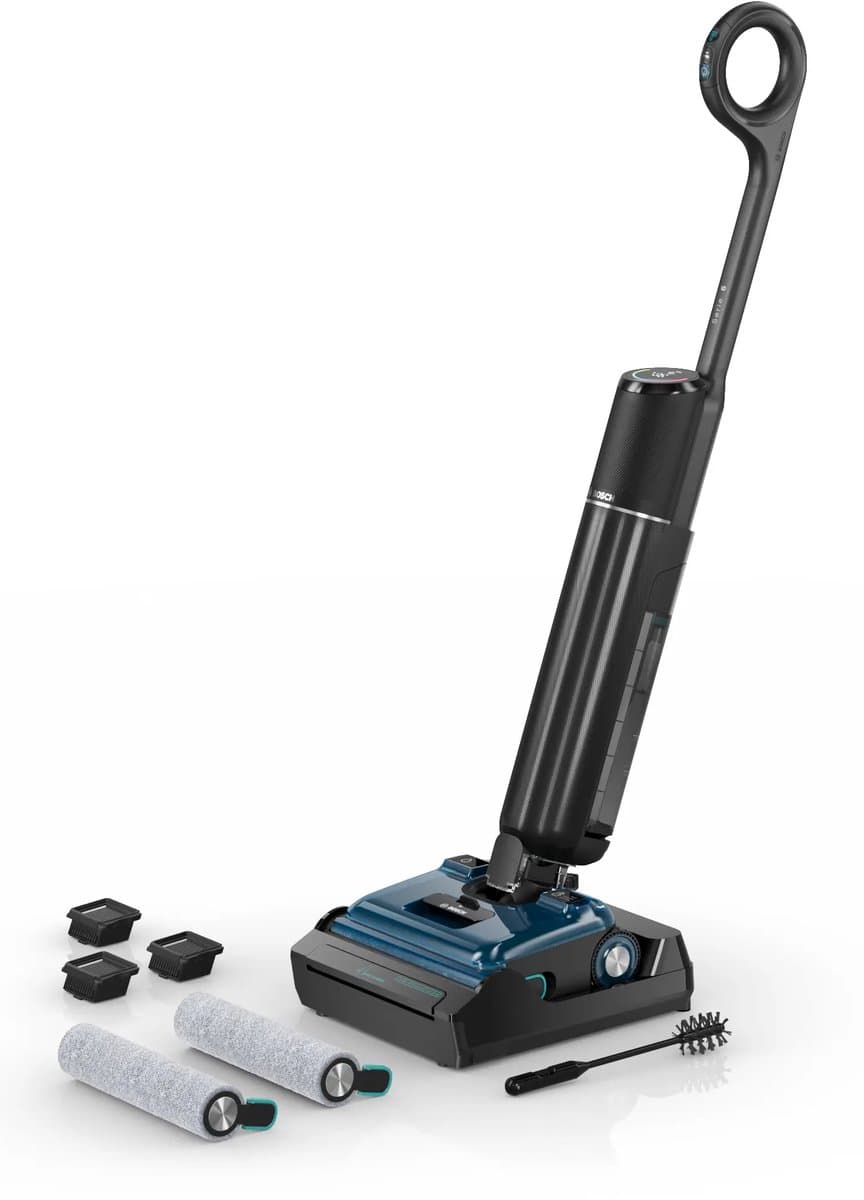 Bosch Serie 6 BHF61BL steelstofzuiger & elektrische bezem Batterij/Accu Droog HEPA Zakloos Zwart, Grafiet 4 Ah — afbeelding 1