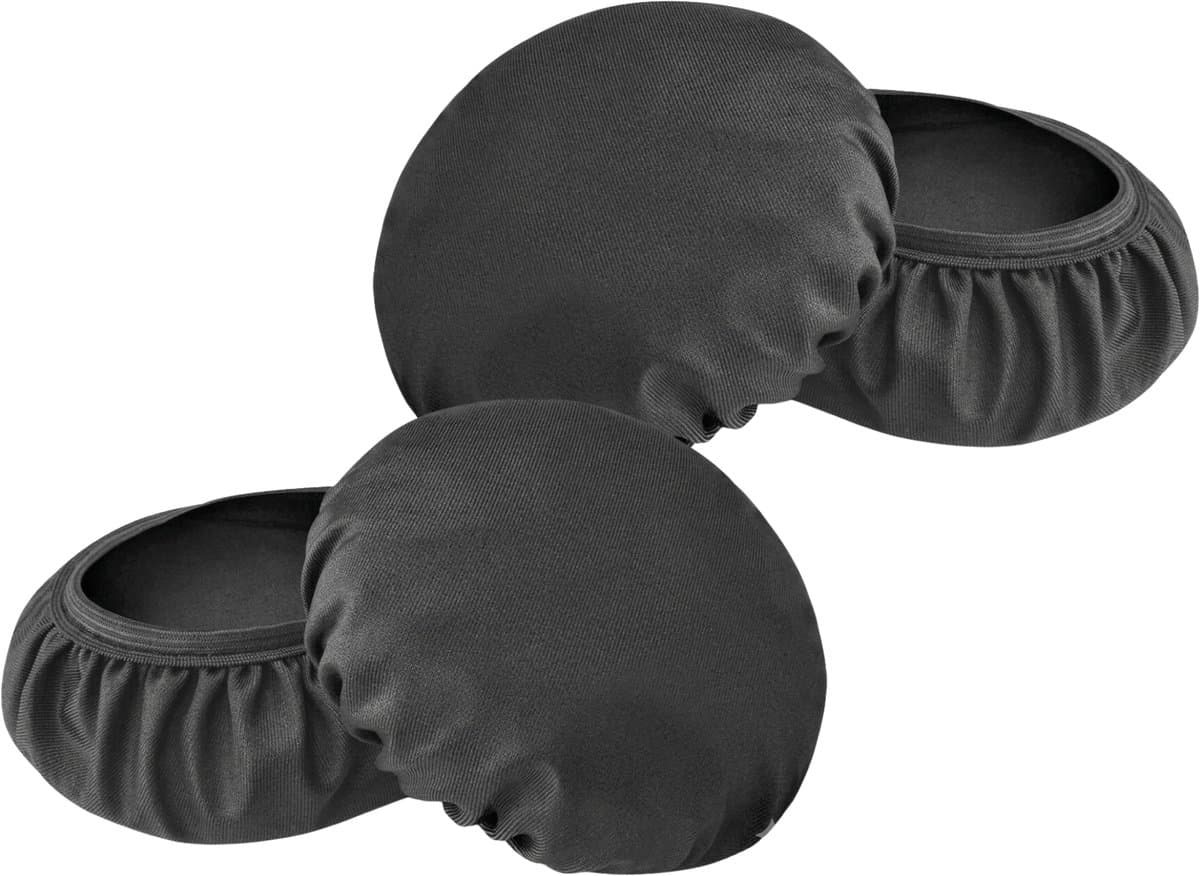 Somstyle Oorkussens hoes voor Koptelefoon 8-11 CM - 4 Stuks - Maat M - Universele Earpad Covers 8-11 CM - Zwart — afbeelding 1