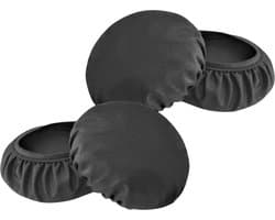 Somstyle Oorkussens hoes voor Koptelefoon 8-11 CM - 4 Stuks - Maat M - Universele Earpad Covers 8-11 CM - Zwart