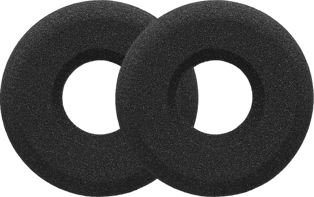 kwmobile 2x oorkussens geschikt voor Plantronics Blackwire 3220 Koptelefoon - Vervangende earpads voor Overear Koptelefoon — afbeelding 1