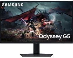 Samsung Odyssey G5 LS27DG502EUXEN - QHD - 1 ms - 180 Hz - 27 inch