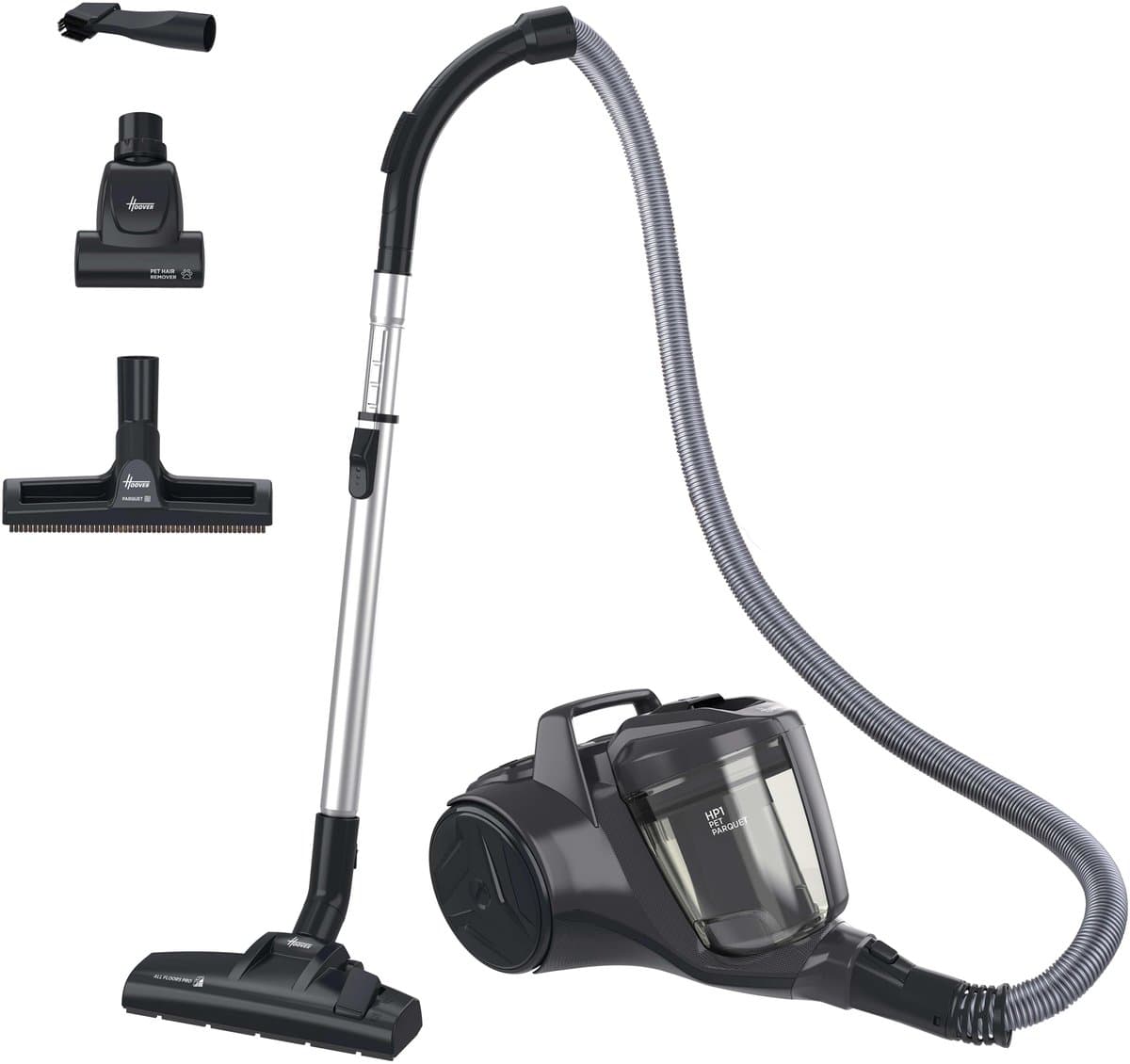 Hoover HP120PET 011 2 l Cilinderstofzuiger Droog 700 W Zakloos — afbeelding 1