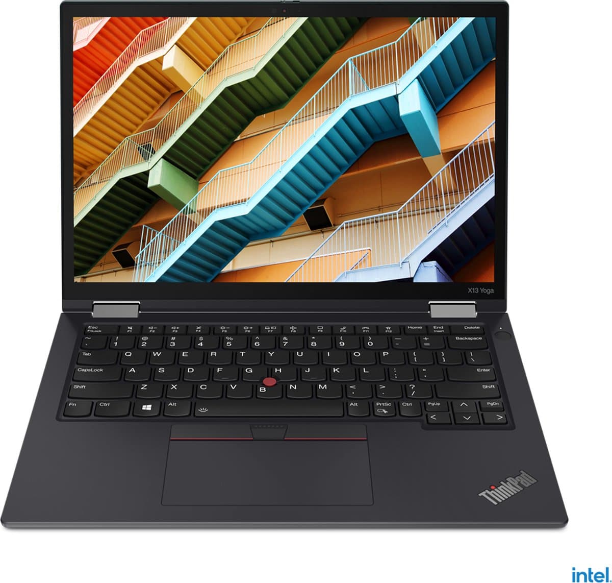 Lenovo ThinkPad X13 Yoga Gen 2 (Intel) Intel® Core™ i5 i5-1135G7 Hybride (2-in-1) (13.3") Touchscreen WUXGA 16 GB LPDDR4x-SDRAM 256 GB SSD Wi-Fi 6 (802.11ax) Windows 11 Pro — afbeelding 1
