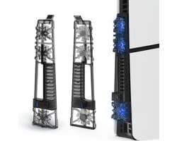 PlayCool PS5 Slim Disc Edition & Digital Edition USB Console Cooling Fan met LED en RGB
