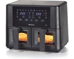 Ariete 4631 Dubbele Airfryer 9L 2400W Zwart