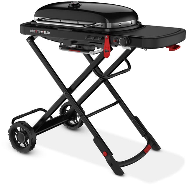 Weber Traveler-gasbarbecue Stealth-editie