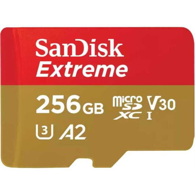 SanDisk Extreme microSDXC 256 GB geheugenkaart