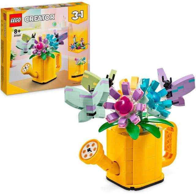 LEGO Creator 3-in-1 - Bloemen in gieter Constructiespeelgoed